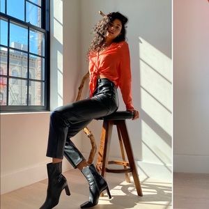 Aritzia Leather Rebel Pant